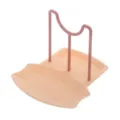 Nordic style kitchen pot lid and spatula holder, multifunctional desktop storage rack for spoon. - Pink