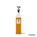 Japanese style glass oil bottle 500ml kitchen leak-proof condiment dispenser container jar. - 500ml Wine