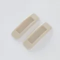 Rectangular adhesive auxiliary handle for cabinet door and window pull for home 2pcs - Khaki