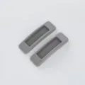 Rectangular adhesive auxiliary door window handle, versatile cabinet pull for home use 2pcs - Gray