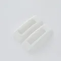 White adhesive sliding door handle versatile cabinet pull replacement 2pcs set variant - White