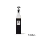 Japanese glass oil vinegar bottle automatic opening lidded kitchen cruet 500ml pot - 500ml Vinegar