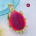 Cute dragon fruit hair claw clip acetate shark clip sweet hair accessories for women - Dragon Fruit Style (H1425)