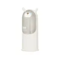 Wall-mounted disposable paper cup dispenser with cute elk horns and dust-proof transparent cover. - White