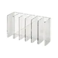 Organisateur de palette de fards à paupières en acrylique transparent boîte de rangement - Étagère de rangement double usage horizontale et verticale