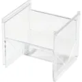 Clear acrylic tea bag and coffee capsule desktop storage organizer box for kitchen pantry. - Clear