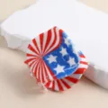 Amerikanische Flagge Haarkralle Damen trendiges patriotisches Haaraccessoire Hochsteckfrisur - Stil H526