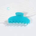 Blaue Azetat Haarklammer für Damen, stilvolles minimalistisches Haaraccessoire für den Alltag. - Blau (H04)