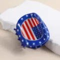 Amerikanische Flagge Haarklammer Mode minimalistisch Hochsteckfrisur Haarspange Damen - Stil H529