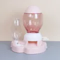 Distributore Automatico di Cibo per Gatti Rosa 2 in 1 ciotola Variante Colore Modello - Rosa