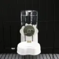 Distributeur d'eau suspendu automatique pour cage de chat et chien en vert foncé plastique. - Abreuvoir / Vert foncé