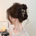 Élégante pince à cheveux triangle imprimé léopard pour femme, accessoire élégant pour chignon. - Moyen 11cm / Triangle / Imprimé léopard