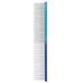 Pet grooming comb with stainless steel teeth and blue gradient handle for cats and dogs. - 19*5cm / Blue