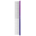 Purple gradient pet comb with stainless steel teeth for daily grooming and de-shedding. - 19*5cm / Purple