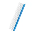 Professional blue handle metal pet grooming comb for dogs and cats daily care 19cm - 19cm Sparse / Purple