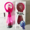 Ventilateur brumisateur à main rose, ventilateur portable et rafraîchissant pour l'été chaud. - Rose