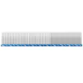 Professional pet grooming comb with stainless steel long teeth and blue patterned handle for dogs. - Patterned Round Handle Red (22*3.8cm)