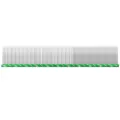 Pet dog grooming comb straight metal pin green base long teeth 22cm pet hair care tool - Patterned Round Handle Green (22*3.8cm)