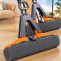 Hoge dichtheid sponsmop voor thuisreiniging, handvrije opvouwbare waterabsorberende mop. - 28cm 4-Splint + 1 Sponskop / Verbeterde Stijl
