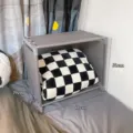 Scaffale portaoggetti dormitorio grigio organizzatore da scrivania per studenti letto - Scaffale Portaoggetti da Comodino 1 Strato