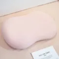 Ergonomic memory foam pillow for neck support, comfortable sleeping pillow for home use. - Pillowcase Only / Sakura Pink