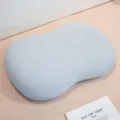 Ergonomic memory foam pillow in light blue, perfect for comfortable cervical sleep support. - Pillowcase Only / Sky Blue