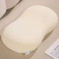 Ergonomic memory foam cervical sleeping pillow, soft cat belly design for neck support. - Warm Beige