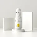 Parasol Capsule Compact Blanc Pliable Portable Protection UV Parapluie De Poche Neuf - Blanc Cassé Clair