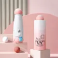Ombrello da sole sfumato per donna, pratico parasole anti UV portatile e compatto, rosa. - Rosa Corallo Sfumato