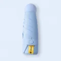 Parapluie solaire 5 plis bleu ciel, mini design capsule avec protection UV UPF50+. - Parapluie 5 replis bleu ciel