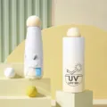 Ombrello tascabile compatto con protezione UV, colore giallo degradé, parasole pieghevole portatile. - Giallo pera sfumato