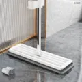 Mocio piatto per pulizia pavimenti domestici, uso secco e umido con pannello 35cm e due panni. - Standard 35cm (2 Panni per Mocio)
