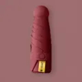 Parapluie de poche capsule pliant compact et léger en rouge vin, protection solaire. - Parapluie 5 plis - Rouge vin