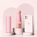Kompakter rosa Sonnenschirm, UV-Schutz Faltschirm für Damen, tragbarer Mini-Regenschirm. - 6 Rippen 5 Falten Regenschirm / Hellrosa