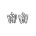 Edelstahl Schmetterlings Anhaenger DIY Schmuck Vintage Stil Basteln Deko Zubehoer Set - Schmetterling Stil (TP2489-01)