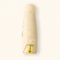 Mini parasol capsule 5 plis compact en jaune crème, léger portable protection UV - Parapluie 5 replis beige sycomore