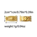Stainless steel retro carved clasp multi-row connector DIY jewelry accessories for bracelet necklace - Toggle Clasp (TP2587-02) / Gold