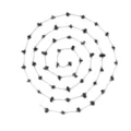 Stainless steel natural stone gravel chain DIY necklace bracelet glasses chain main view. - Black (TLT0231-01)