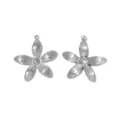 Roestvrijstalen Bloem Hanger Madeliefje Charm DIY Sieraden Sleutelhanger Tas Accessoire - Bloemenstijl (TP2451-01)