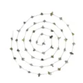Natural stone chip stainless steel fine chain DIY jewelry making material component SKU - Grey (TLT0231-01)