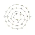 Roestvrij staal natuurlijke steen chip positionering ketting voor DIY sieraden decor. - Babyblauw