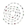 Chaîne de bijoux en perles colorées en acier inoxydable pour loisirs créatifs et colliers - TLT0251-01