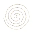 DIY crystal tube beaded chain for handmade necklace and bracelet jewelry making supplies. - Silver Beads (YL-TLT0281-01) / Pink