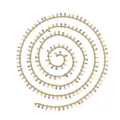 Stainless steel colorful candy bead charm chain for DIY jewelry making doll clothes craft - Multicolor Mix (TLT0249-02)