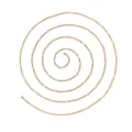 Stainless steel candy bead chain, golden fine chain with pink beads for DIY jewelry crafts. - Pink (TLT0250-02)