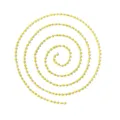 Catena di perline cubo giallo in acciaio inossidabile collana braccialetto accessori - Stile Perlina Quadrata Gialla (TLT0178-01yellow)
