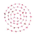 Pink irregular stone bead chain DIY fashion jewelry accessory for necklace or bracelet - Pink Gravel-02pink