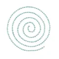 Stainless steel turquoise square bead chain variant for DIY handmade necklaces and bracelets. - Blue Square Bead Style (TLT0178-01blue) / Blue