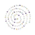 Colorful irregular stone chip chain DIY jewelry making material for necklace bracelet hairpin phone charm. - Multicolor Crushed Stone (TLT0117-01)