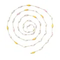 Macaron colored shell beaded chain DIY necklace bracelet semi-finished jewelry accessories 1 meter - Mixed Color (02cs2)